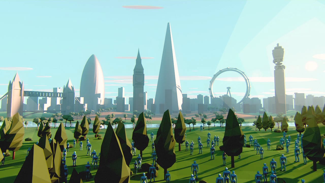 low poly 3D animation