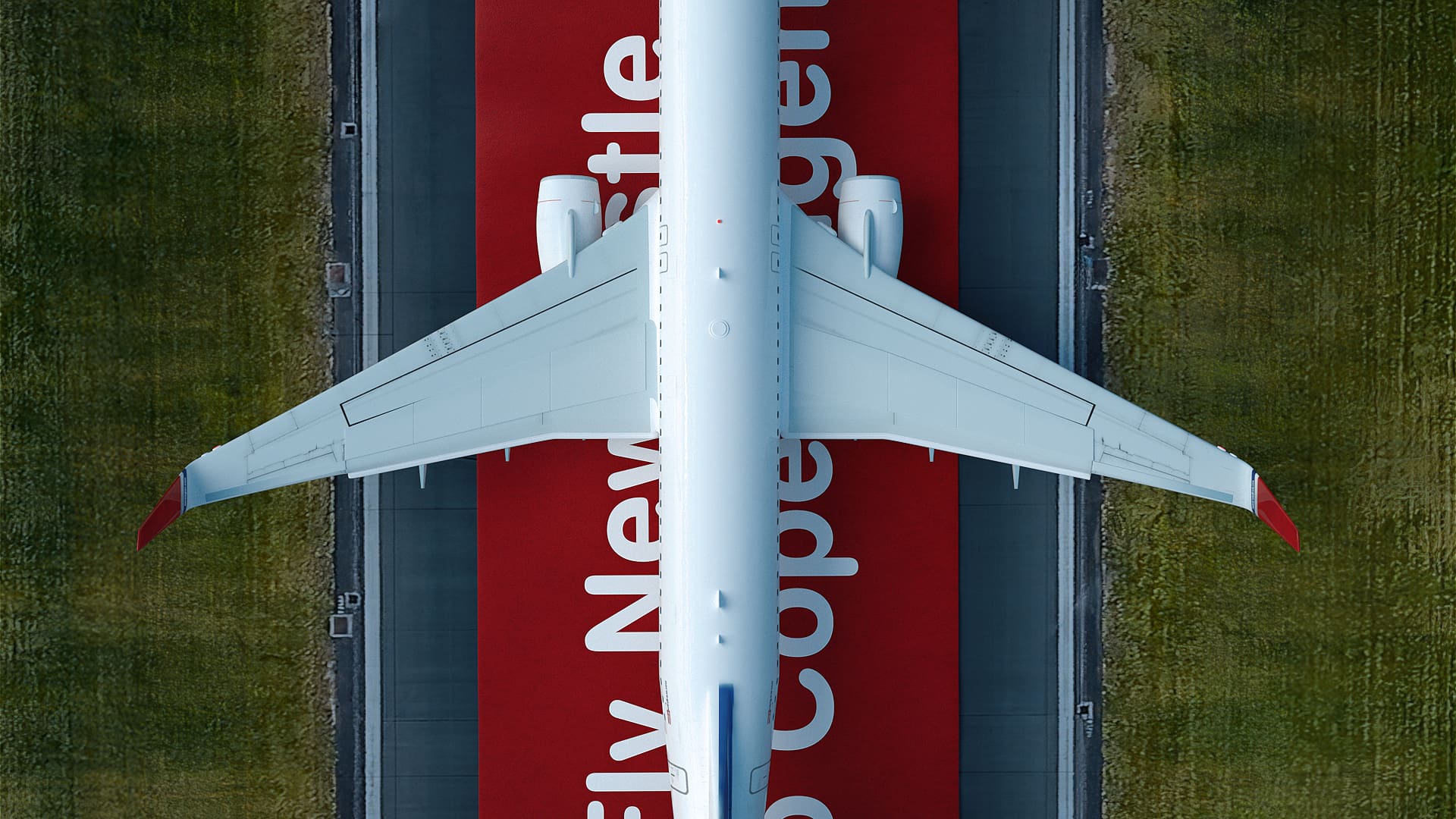 fooh airline airport cgi animation