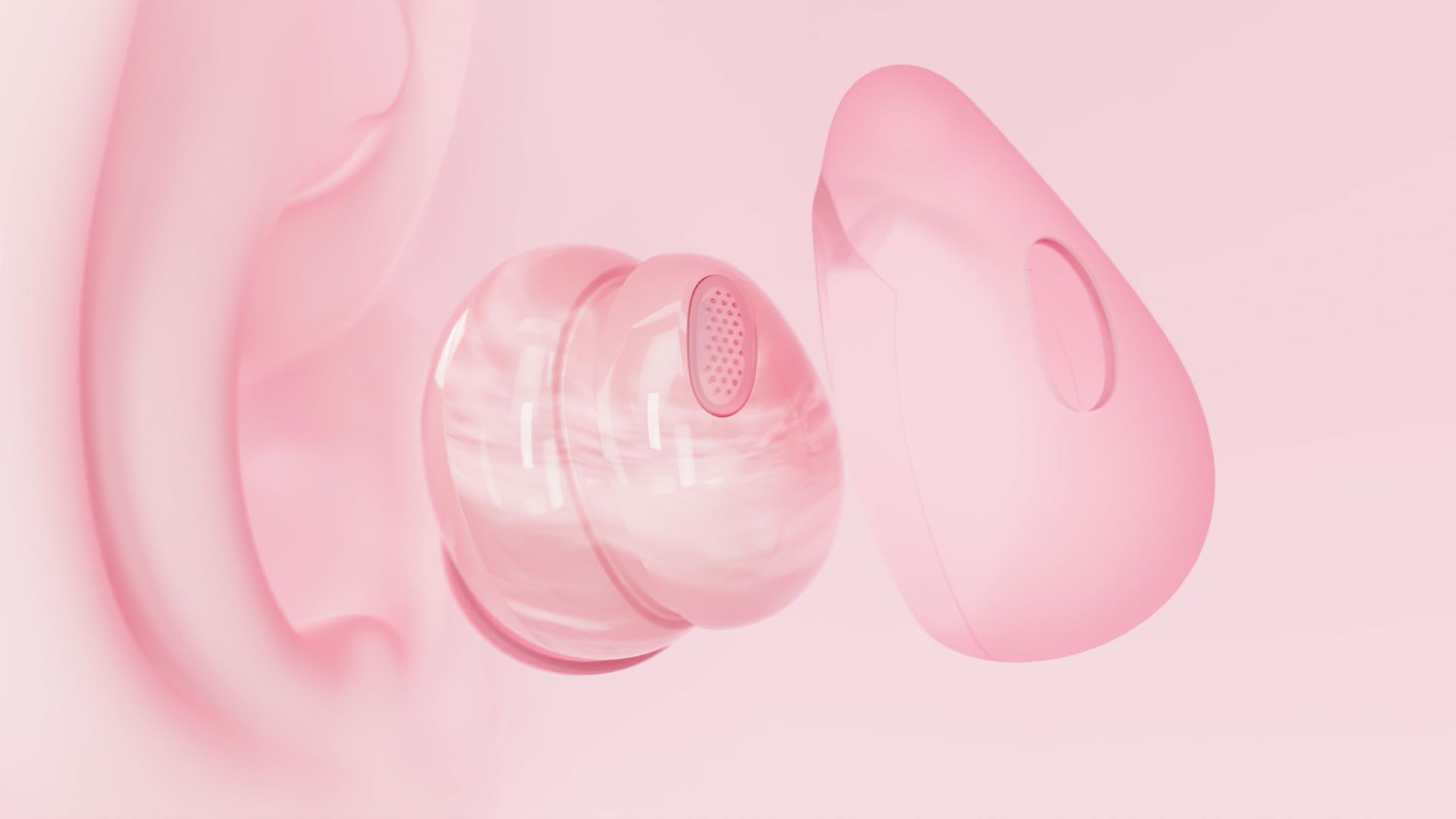 earbuds cgi animation